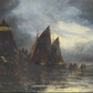 J Day - Moonlit seascape with smugglers and boats