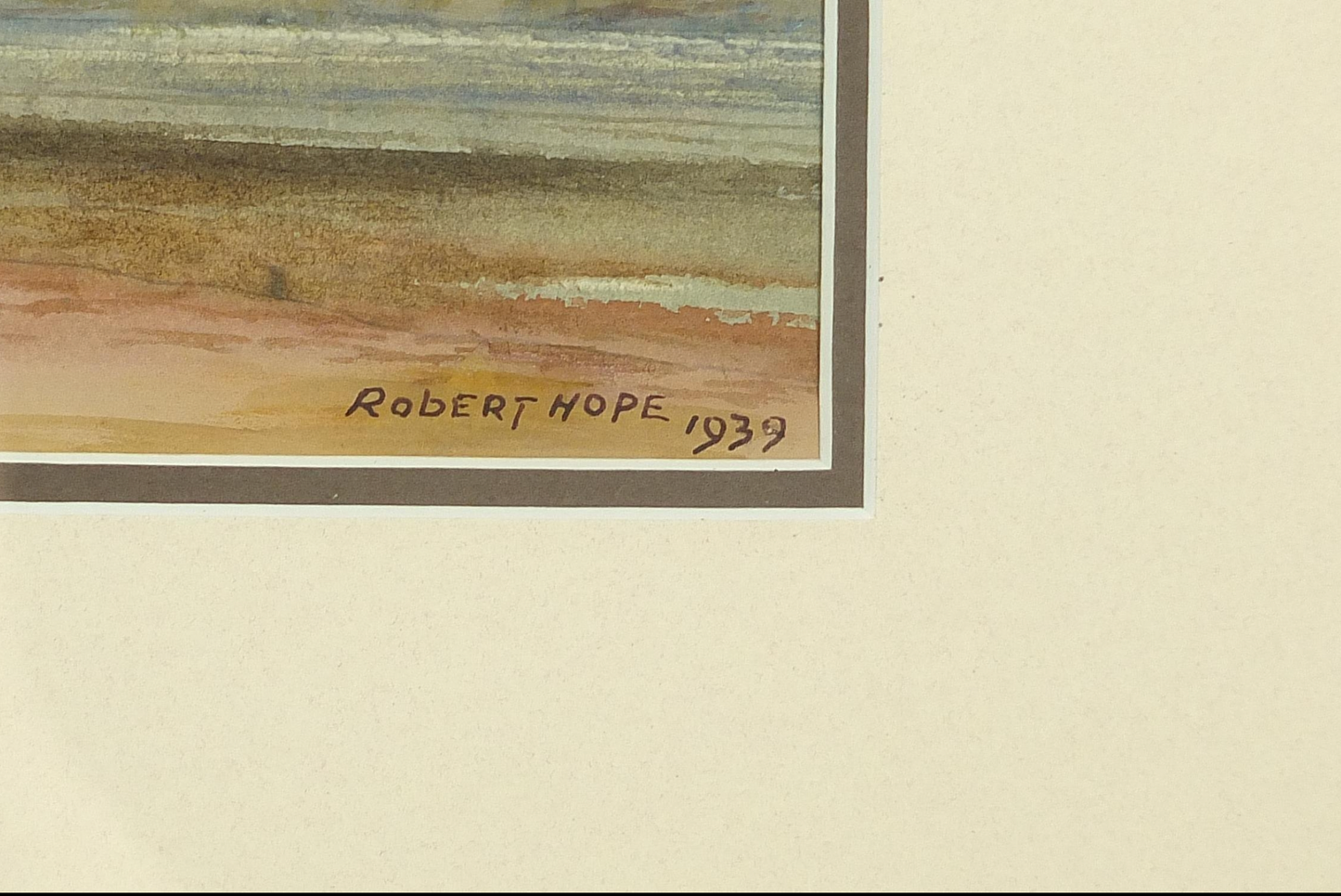 Robert Hope - Figures on a beach