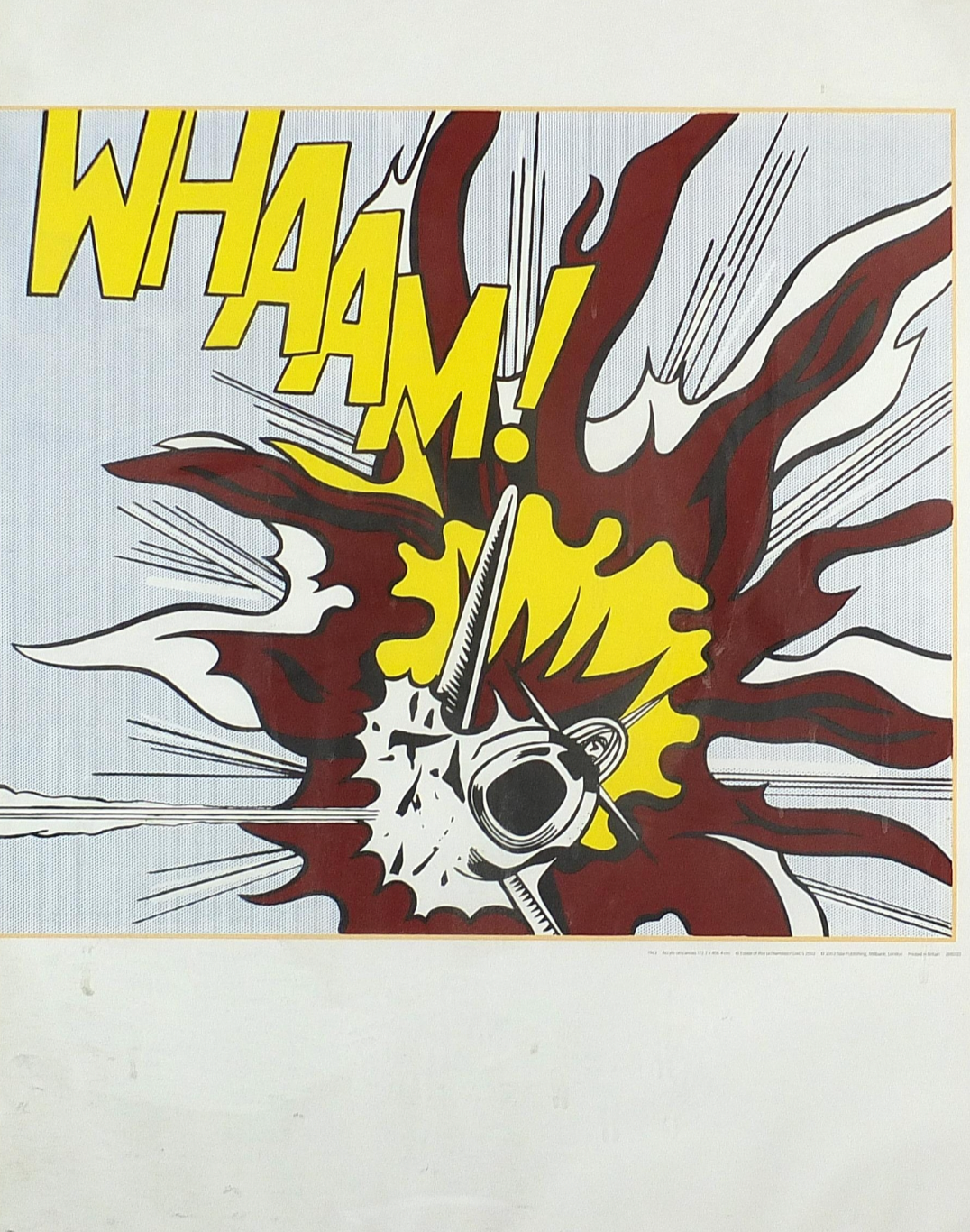 After Roy Lichtenstein - Whaam!