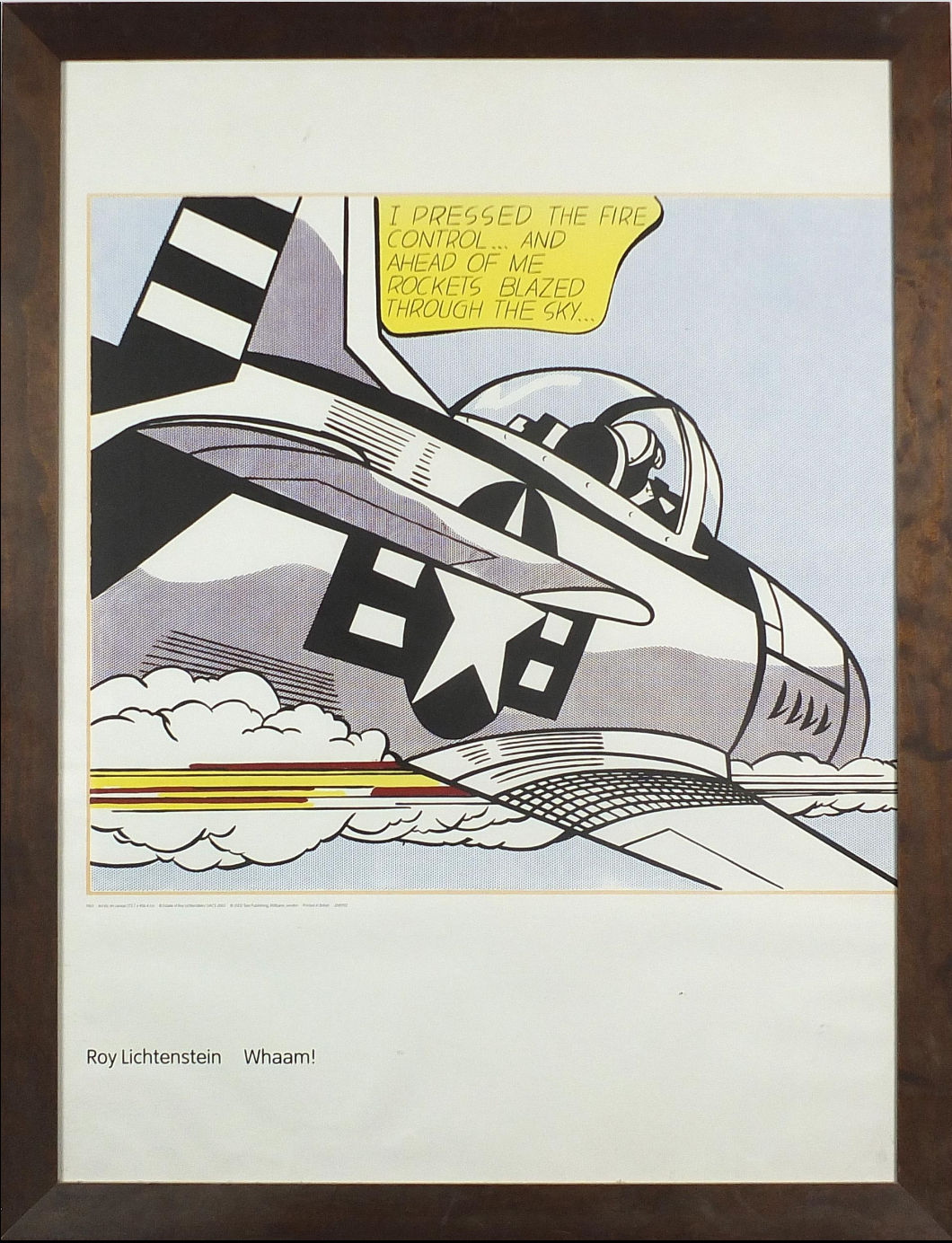 After Roy Lichtenstein - Whaam!
