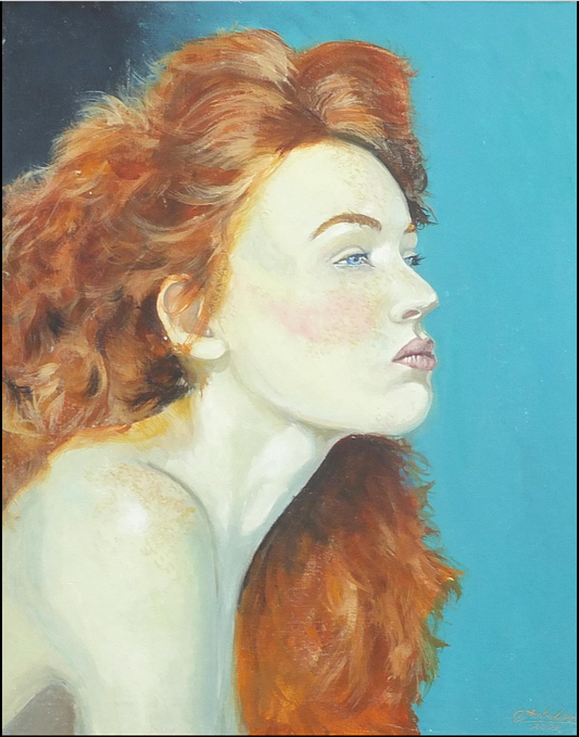 Clive Fredriksson - Portrait of a red haired female