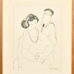 Ernest Bevi L'Acqua - Study of Two Figures