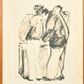 Ernest Bevi L'Acqua - Study of Two Figures