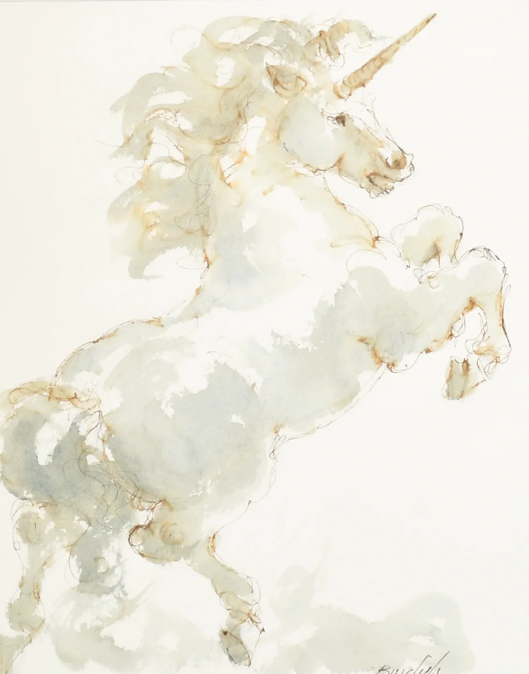 Charles Edward Burdick - A Unicorn