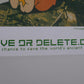Banksy, Save or Delete (Greenpeace poster), 2002
