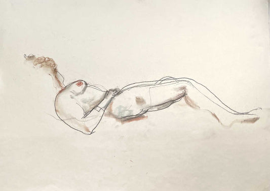 Henry Richard Bird - 4 drawings titled Sleeping Nude
