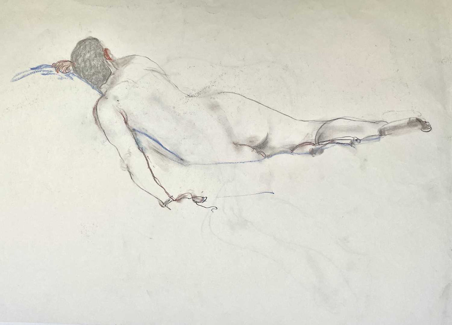 Henry Richard Bird - 5  drawings tiled Reclining Nude