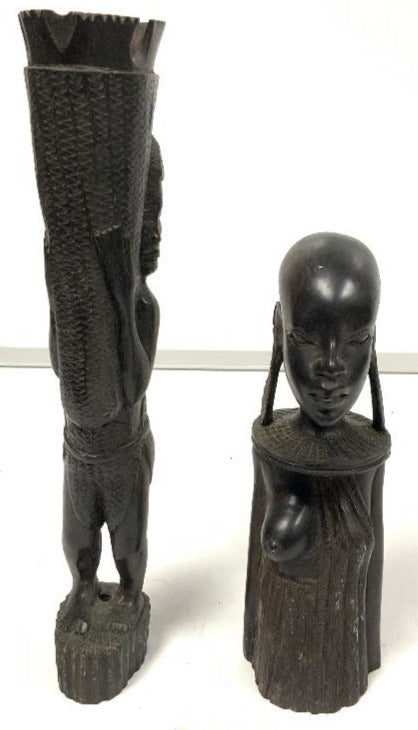 Carved wooden figure