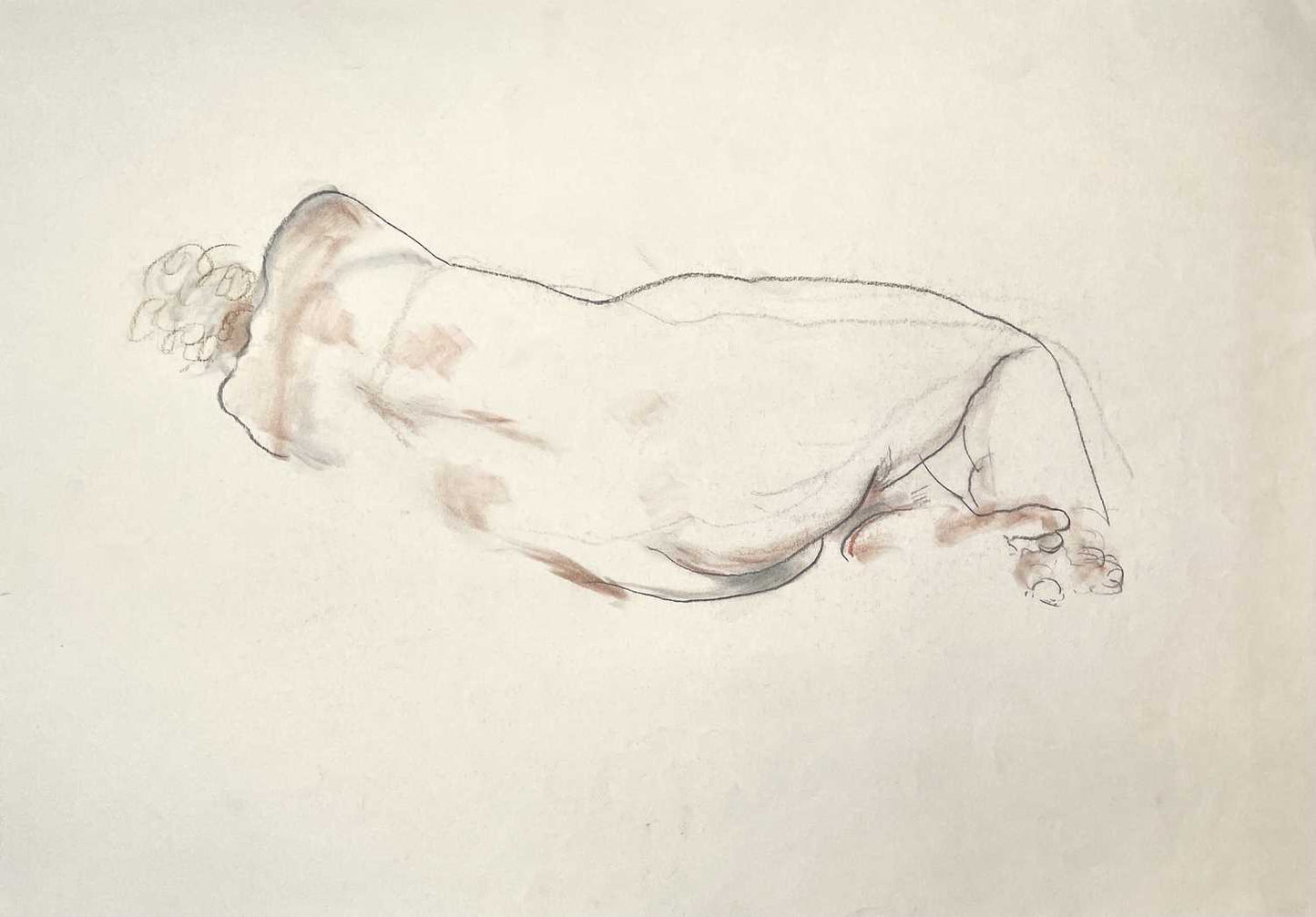 Henry Richard Bird - 4 drawings titled Sleeping Nude