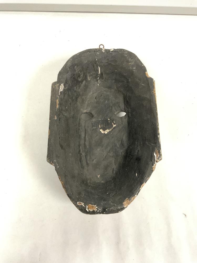 African carved darkwood ceremonial mask