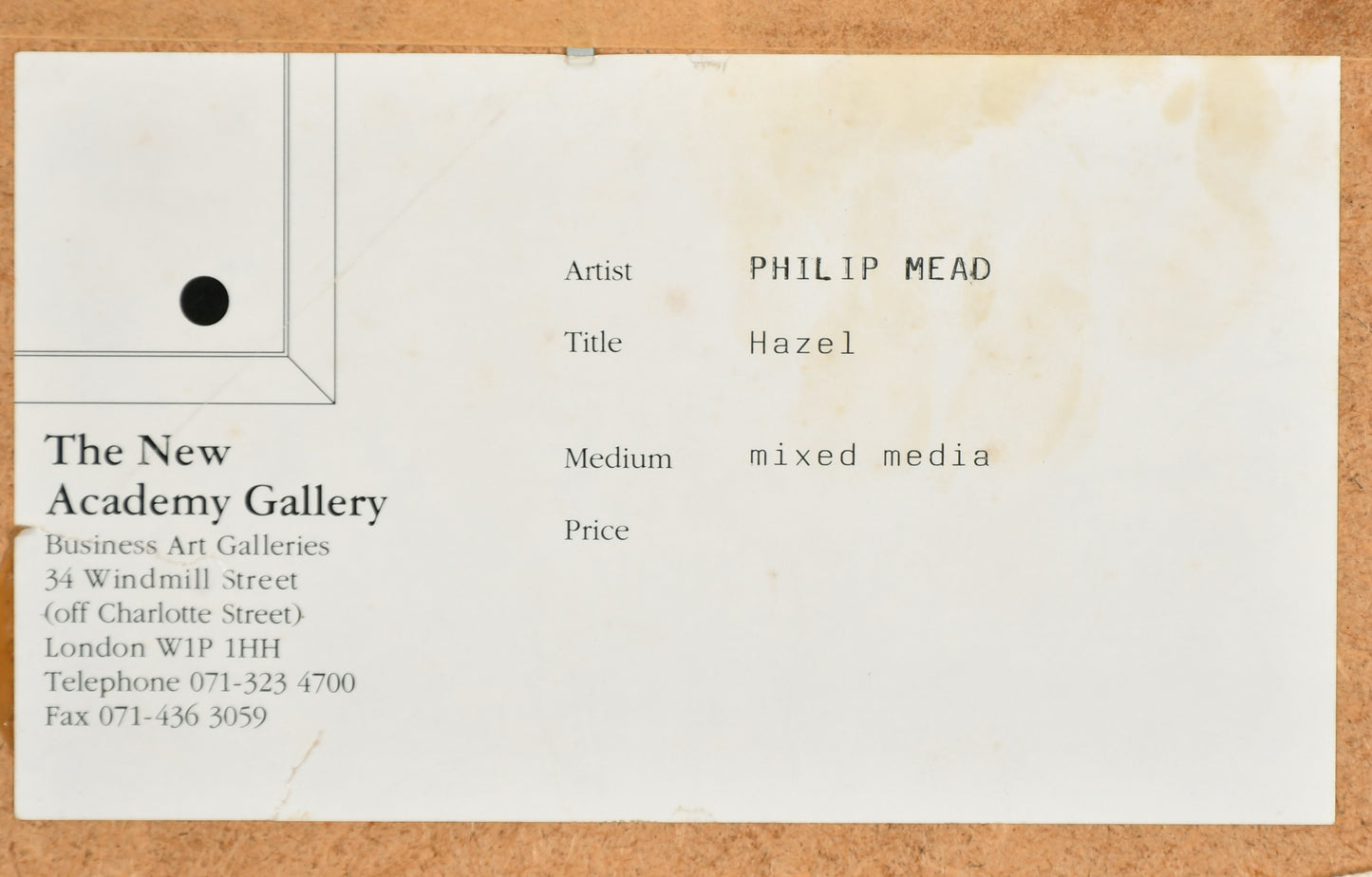 Philip Mead - Hazel