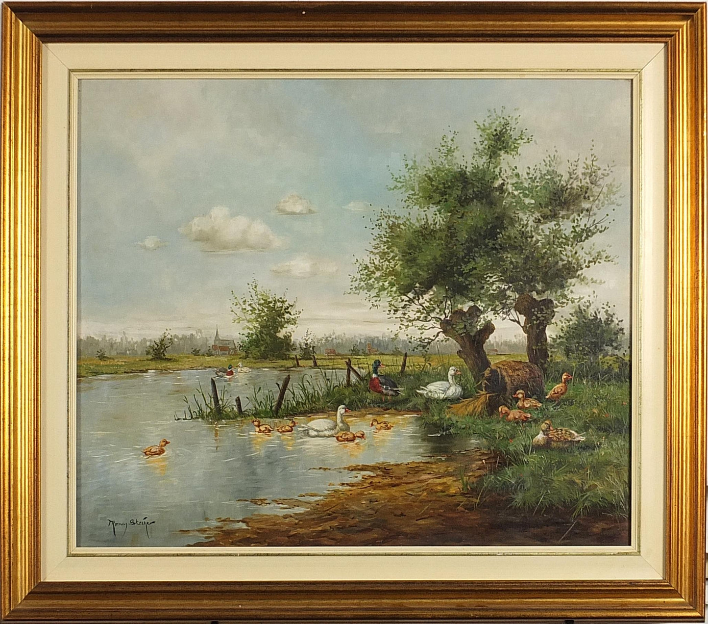 Steiner - Ducks on a pond
