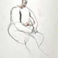 Henry Richard Bird - 5 drwaings tiltled Seated Standing Lying Nude