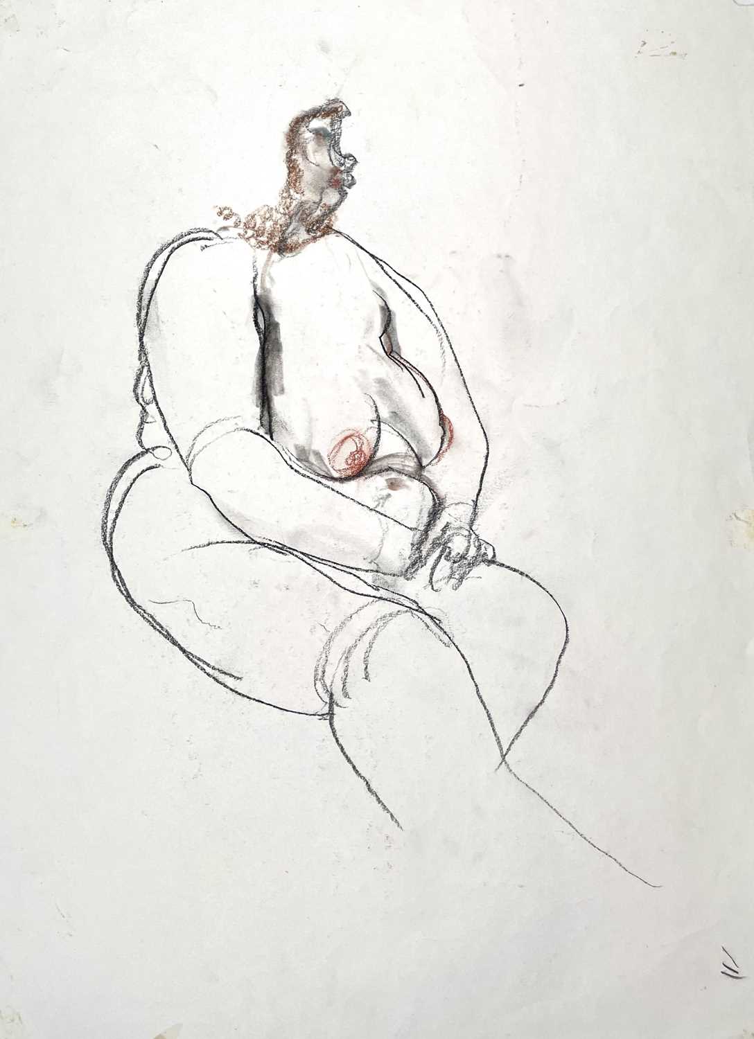 Henry Richard Bird - 5 drwaings tiltled Seated Standing Lying Nude