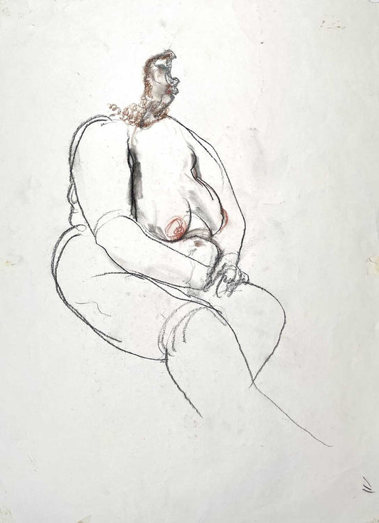 Henry Richard Bird - 5 drwaings tiltled Seated Standing Lying Nude