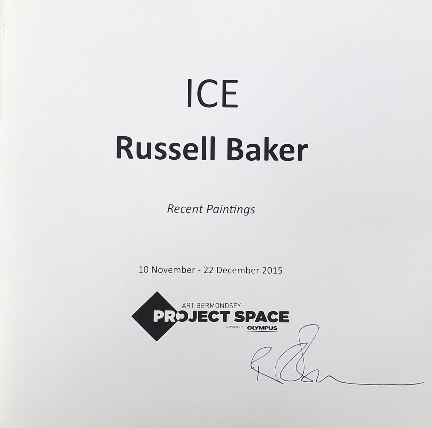 Russell Baker - Ice Floe