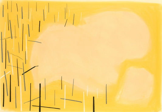 Andrew Southall - Yellow & black abstract